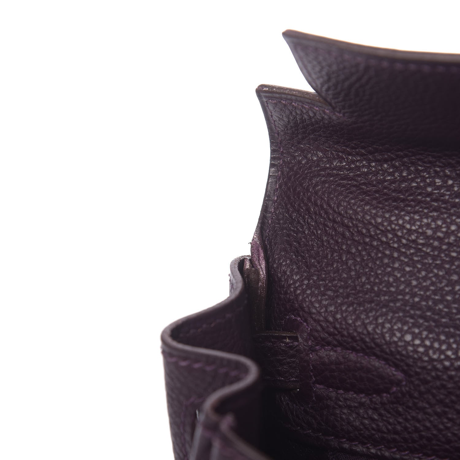 Hermes Togo Kelly Retourne 25 Raisin 12 of 18