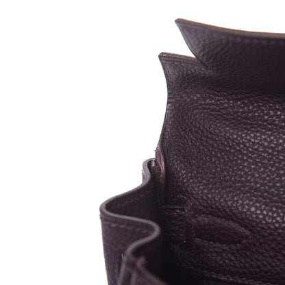 Hermes Togo Kelly Retourne 25 Raisin 12 of 18