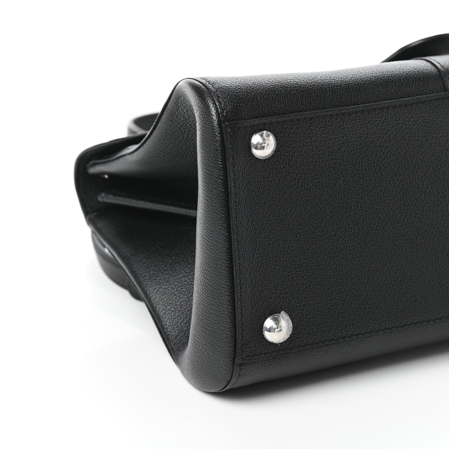 Delvaux Calfskin Mini Brillant East West Satchel Black 8 of 9