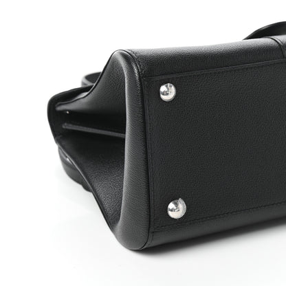 Delvaux Calfskin Mini Brillant East West Satchel Black 8 of 9