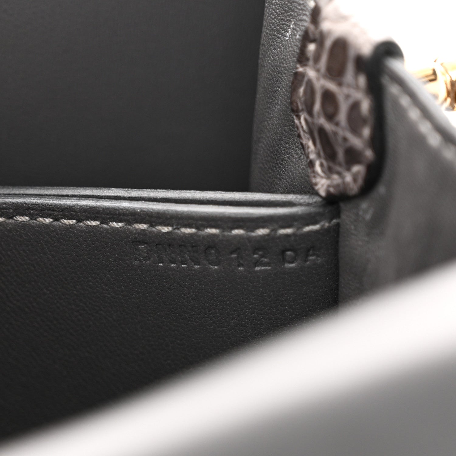 Hermes Matte Alligator Mini Sac Roulis Graphite 14 of 15