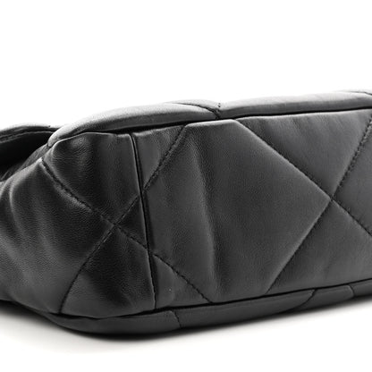 Chanel Lambskin Quilted Medium Chanel 19 Flap Black 8 of 10