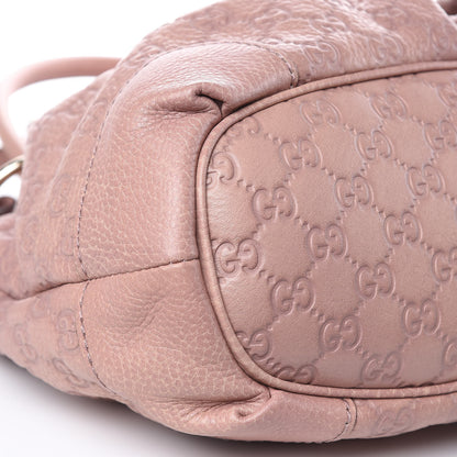Gucci Guccissima Old Libeccio Medium Sukey Top Handle Bag Dark Cipria 9 of 11