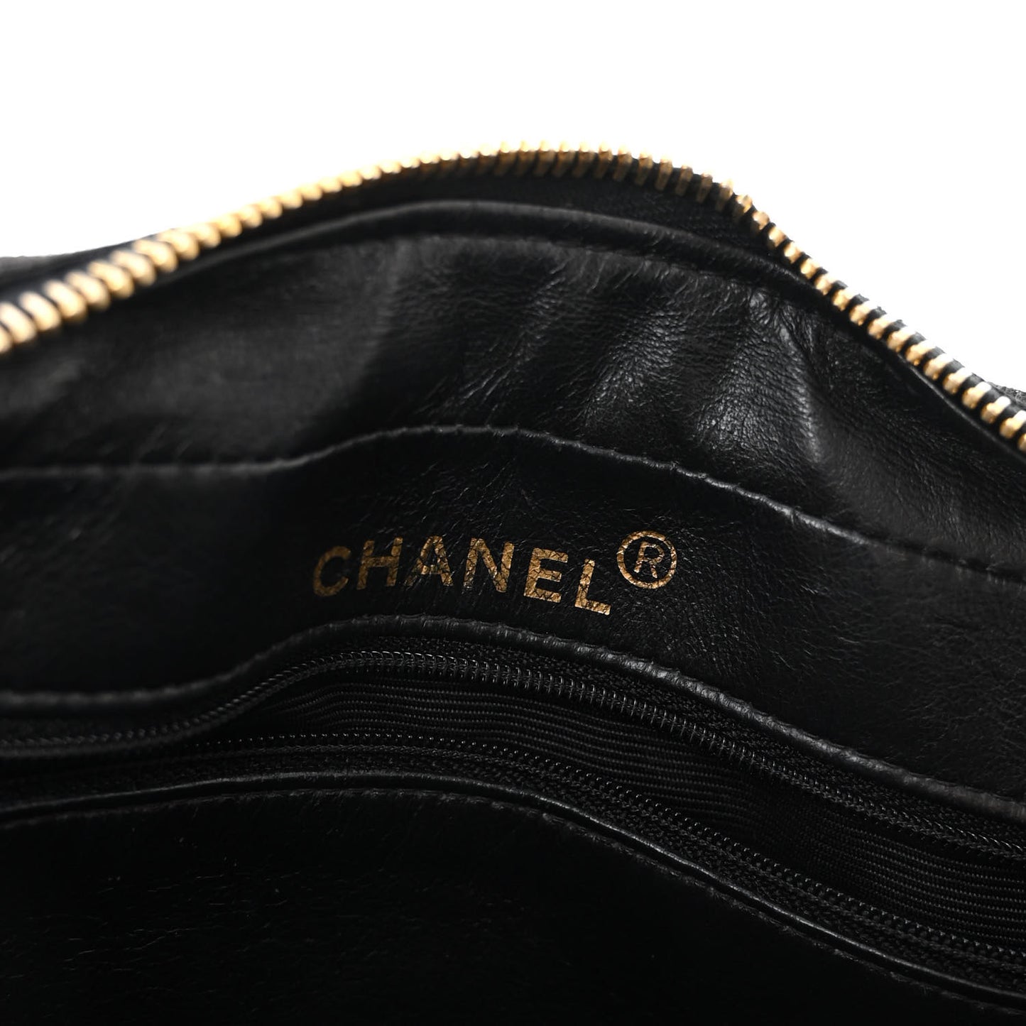 Jersey Quilted CC Shoulder Bag Black