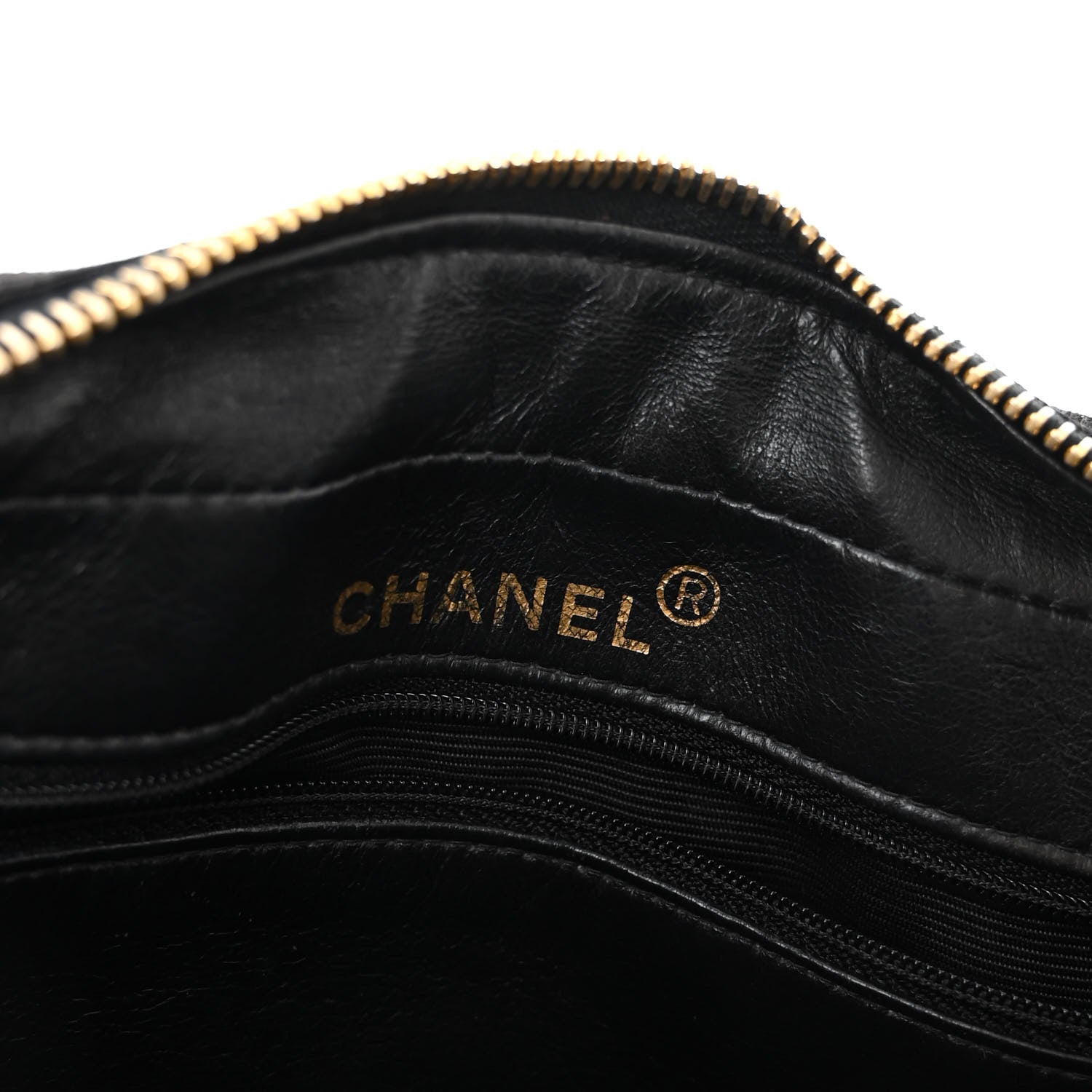 Chanel Jersey Quilted CC Shoulder Bag Black 6 of 11