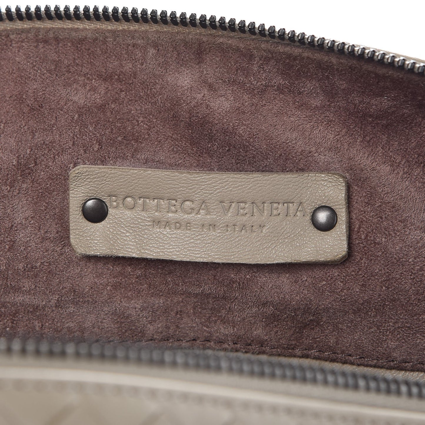 Nappa Intrecciato Satchel Mink
