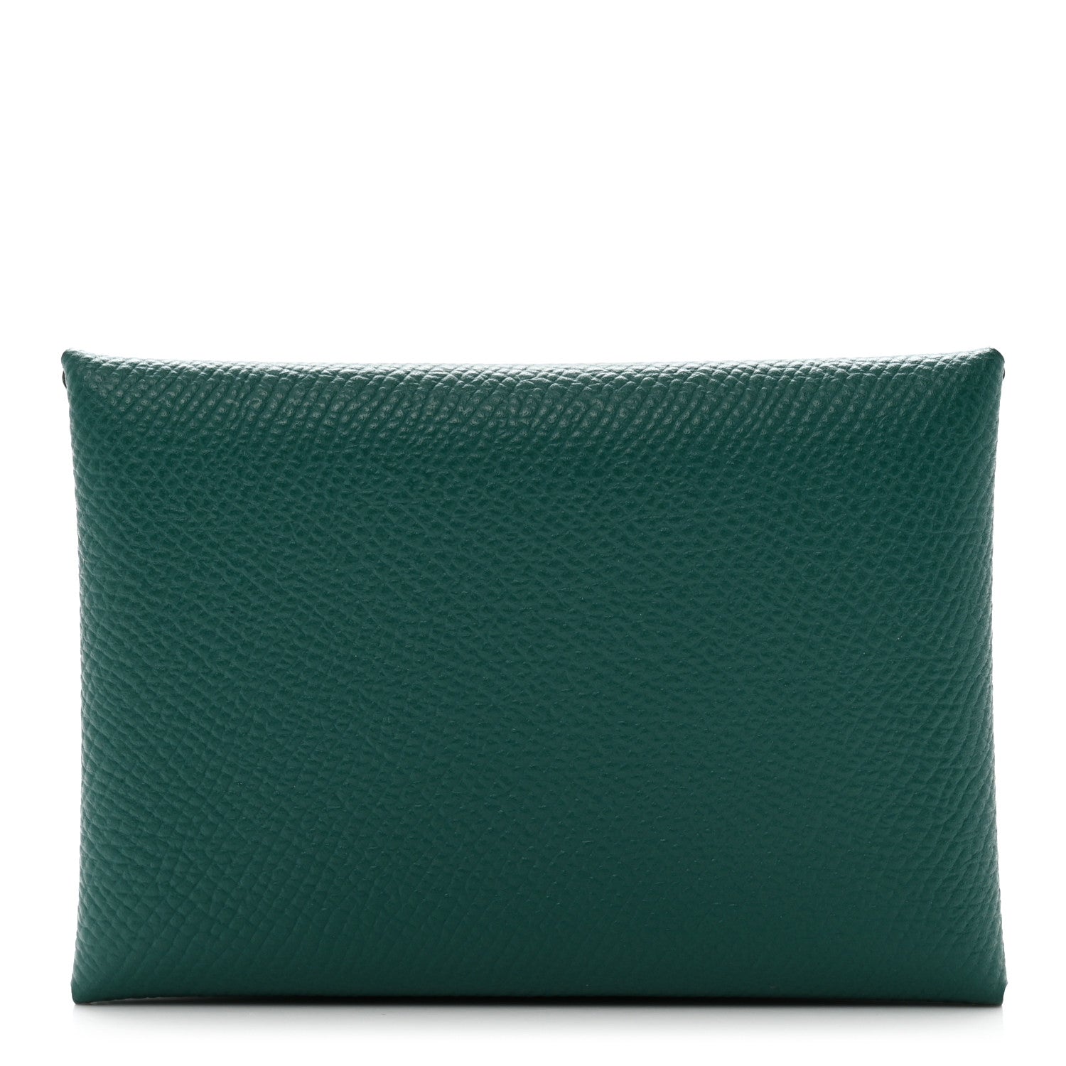 Hermes Epsom Calvi Duo Card Case Malachite 1 of 8