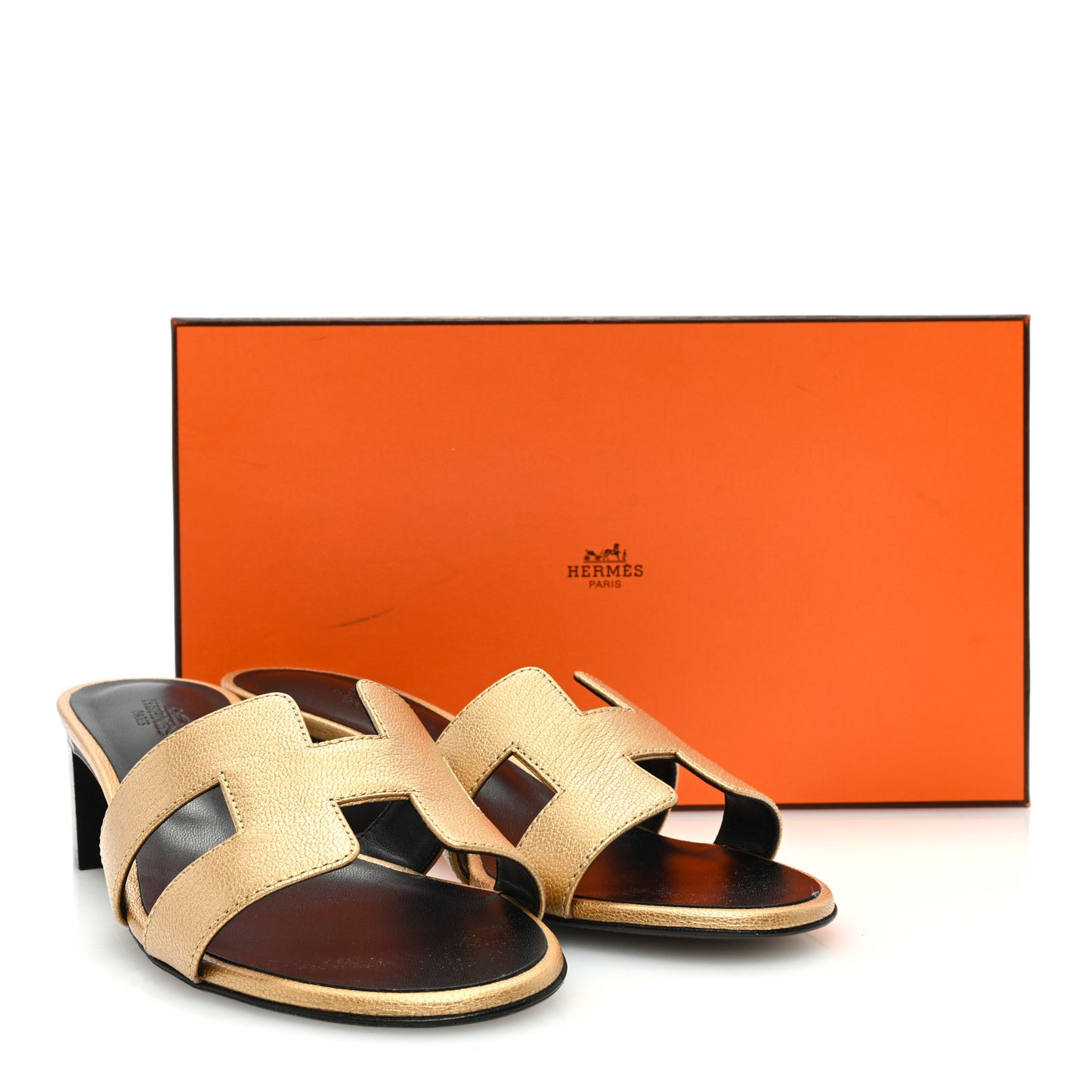 Metallic Goatskin Oasis Sandals 37 Dore