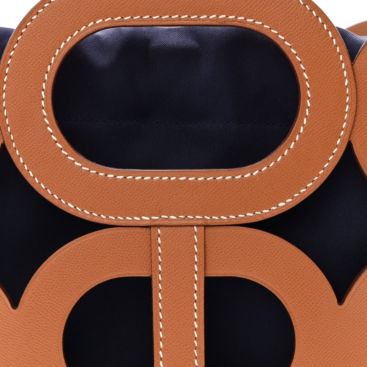 Hermes Madame Calfskin Chaine d'Ancre Tote Gold 9 of 11