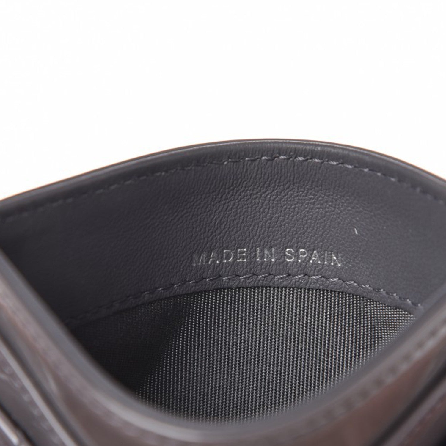 Chanel Patent Calfskin Quilted Card Holder Grey 6 of 8