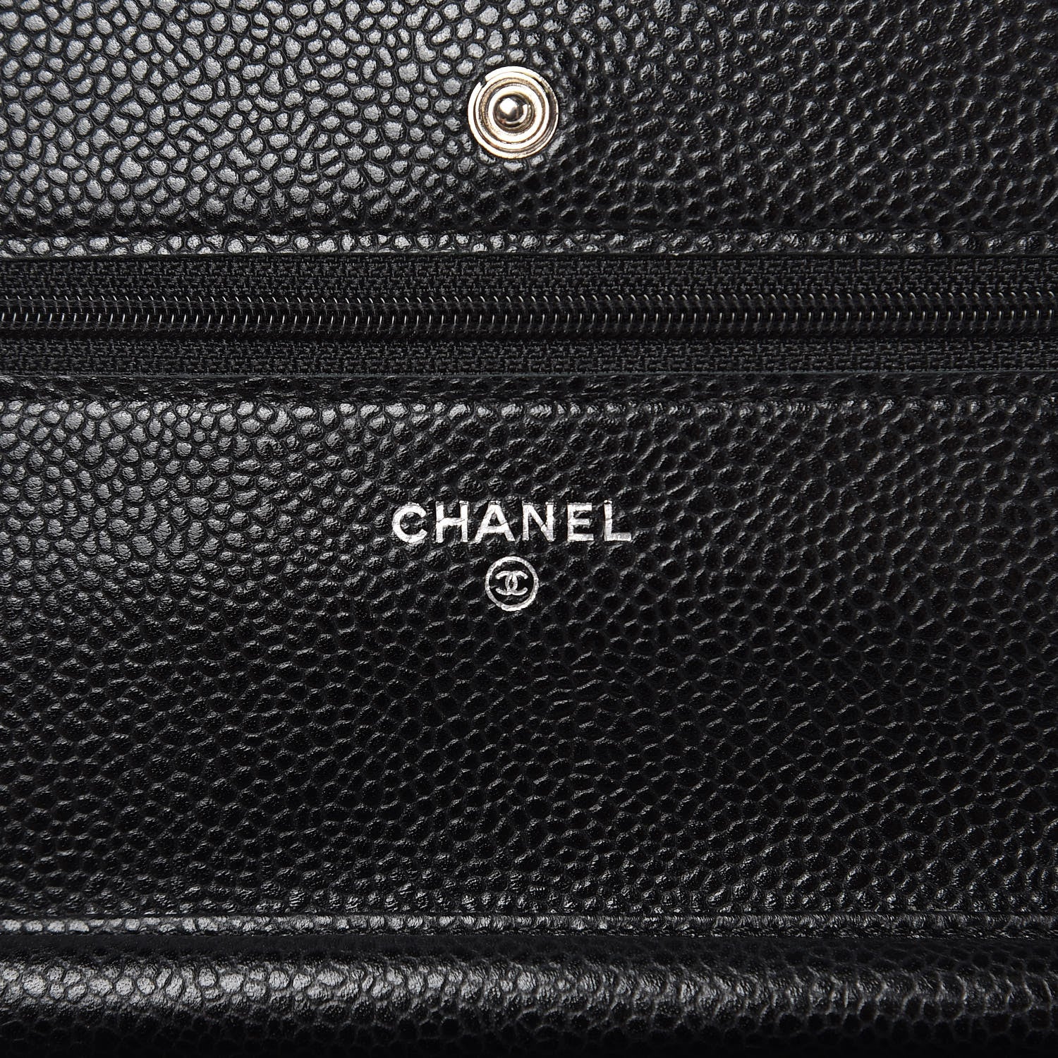 Chanel Caviar Quilted Wallet On Chain WOC Black 6 of 11