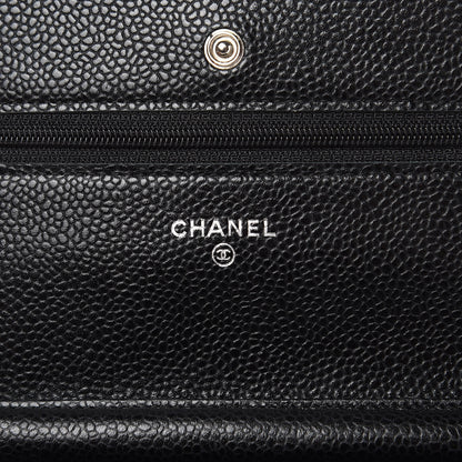 Chanel Caviar Quilted Wallet On Chain WOC Black 6 of 11