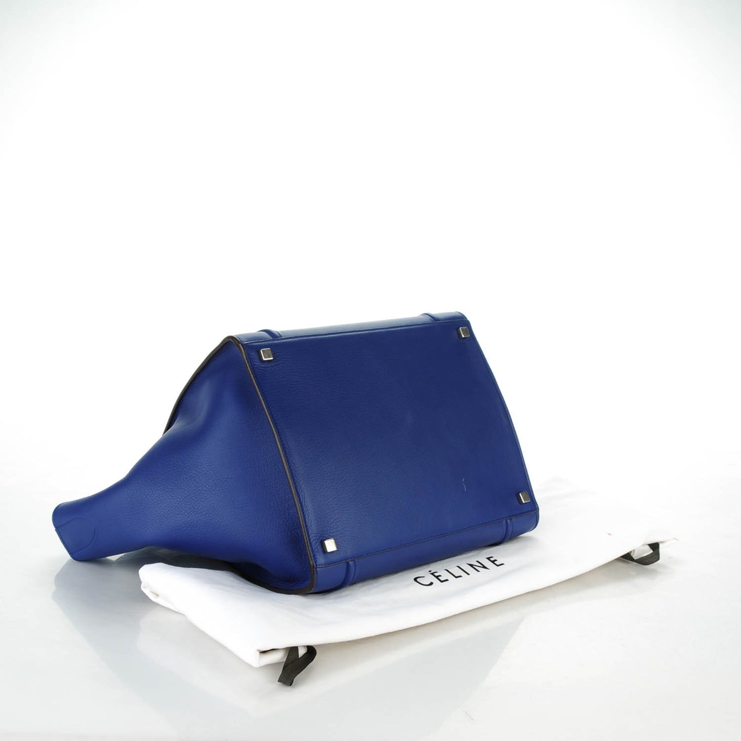 Supple Calfskin Medium Phantom Luggage Indigo