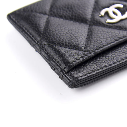 Chanel Caviar Quilted Card Holder Black 9 of 10