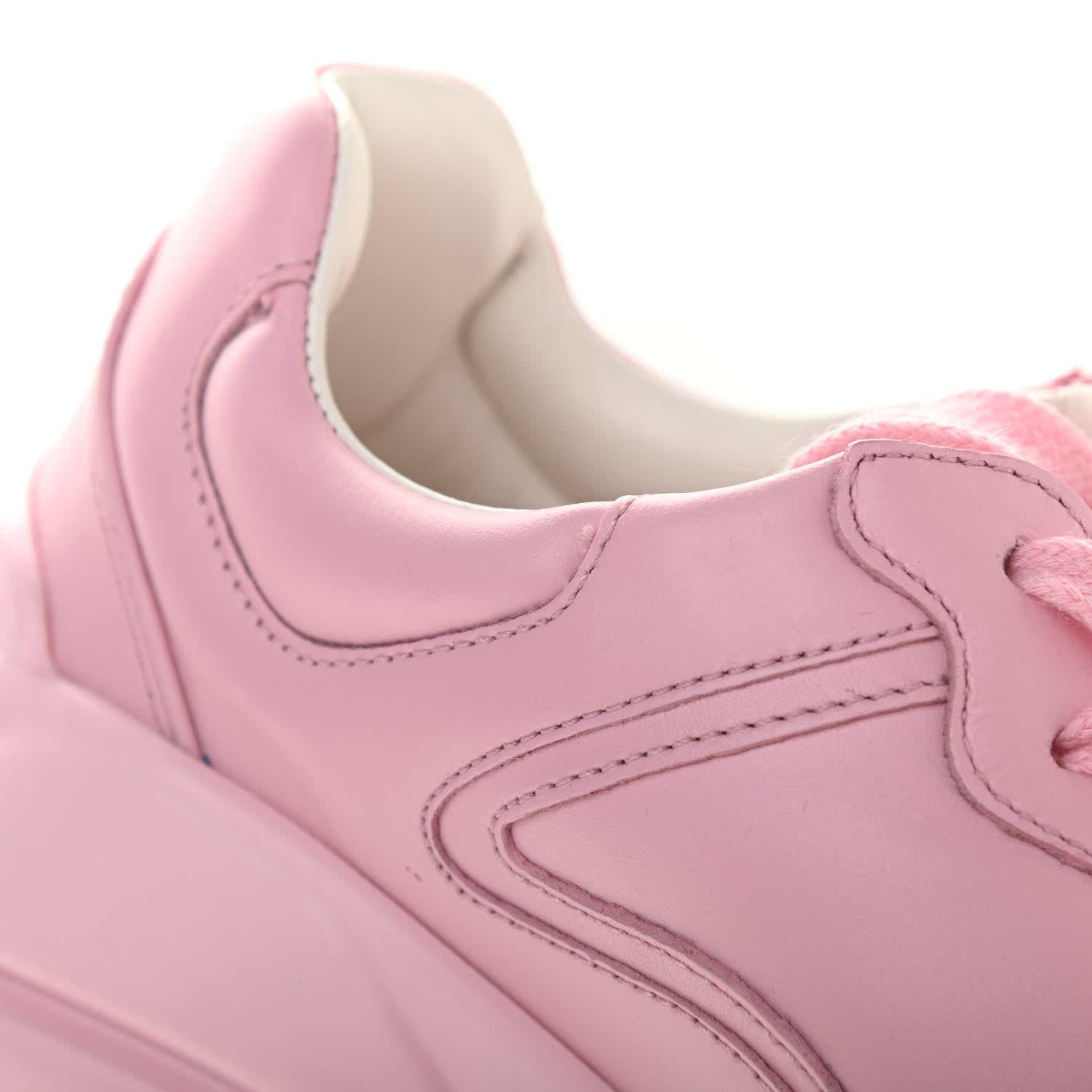 Gucci Calfskin Mystic Cat Rhyton Sneakers 36 Sugar Pink 11 of 11