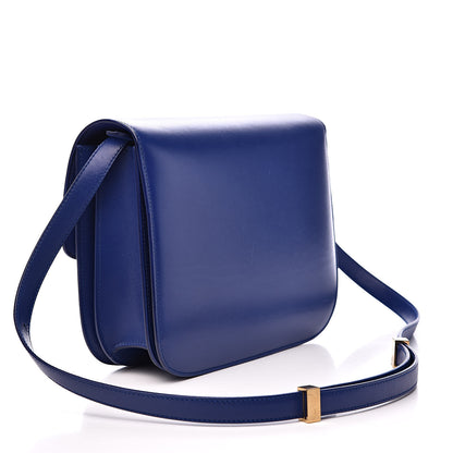 Celine Box Calfskin Medium Classic Box Flap Bag Indigo 3 of 11