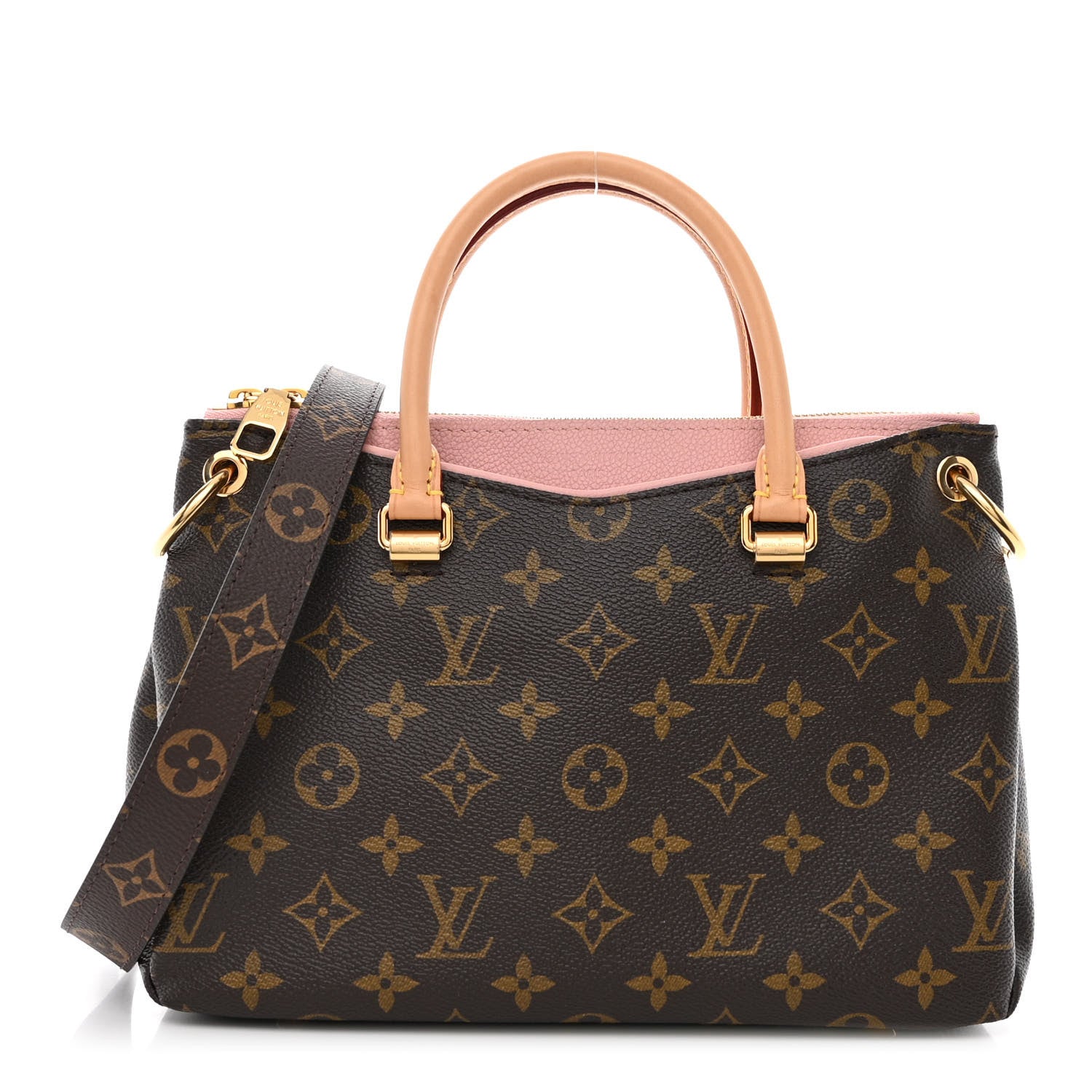 Louis Vuitton Monogram Pallas BB Rose Ballerine 1 of 10