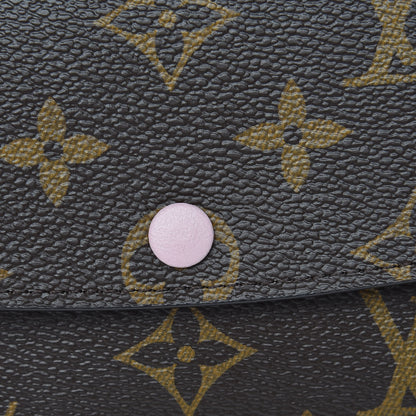 Louis Vuitton Monogram Emilie Wallet Rose Ballerine 7 of 8