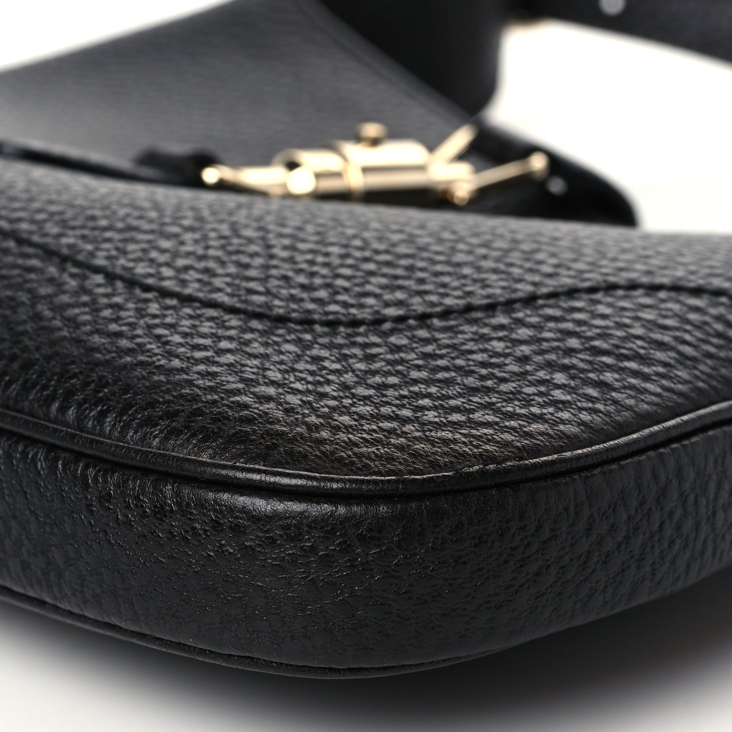 Calfskin Small Jackie O Hobo Black