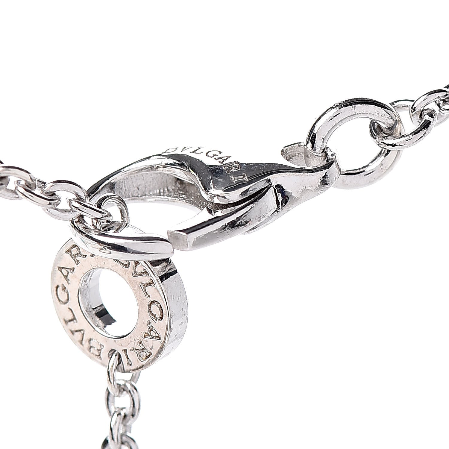 Bulgari Sterling Silver Black Onyx Ruby Save The Children Anniversary Pendant Necklace 4 of 5