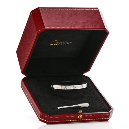 Cartier 18K White Gold LOVE Bracelet 16 10 of 10