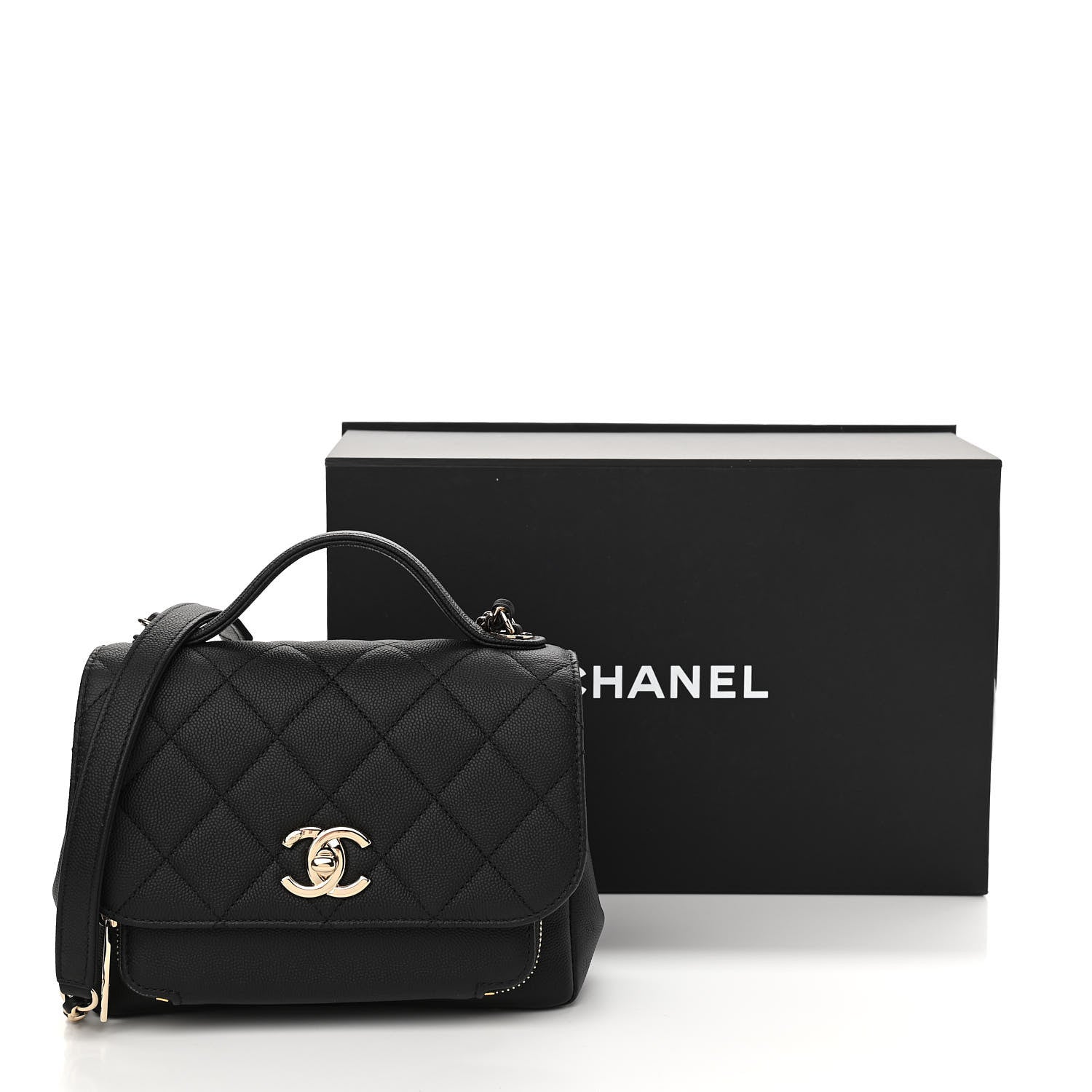 Chanel Caviar Quilted Small Business Affinity Flap Black 13 of 13