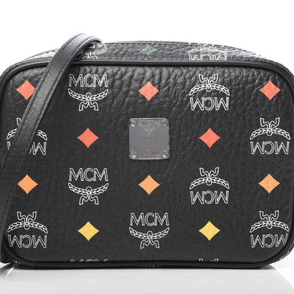 MCM Skyoptic Visetos Spectrum Diamond Camera Bag Black 8 of 10