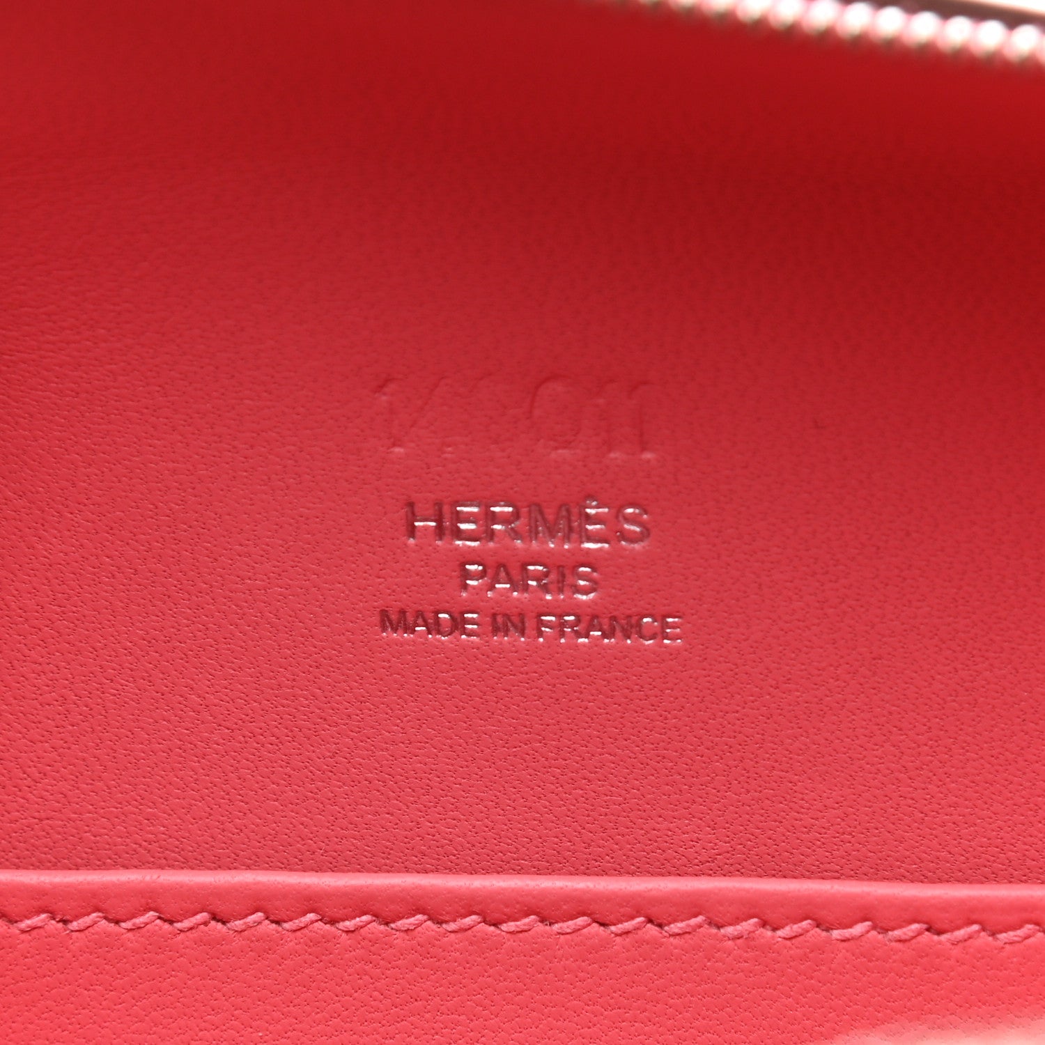 Hermes Epsom Mini Pochette Maxibox Rose Azalee 6 of 7