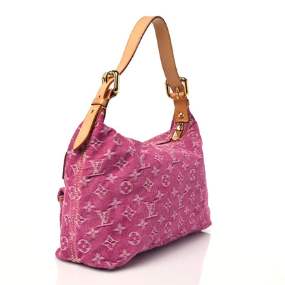 Louis Vuitton Denim Baggy PM Fuchsia 3 of 8