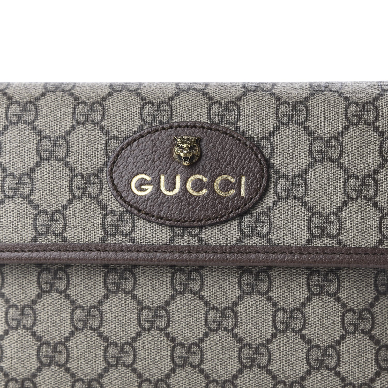 Gucci GG Supreme Monogram Neo Vintage Web Belt Bag Brown 10 of 10