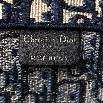 Christian Dior Oblique Large Book Tote Blue Multicolor 7 of 12