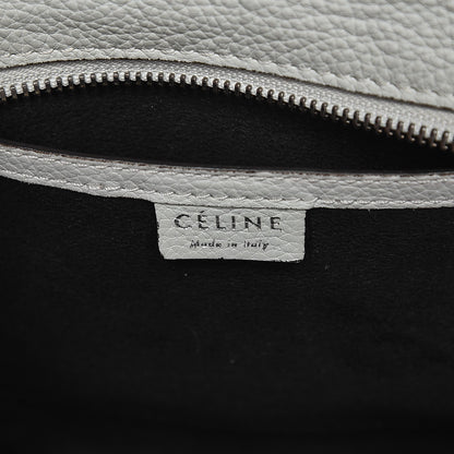 Celine Drummed Calfskin Nano Luggage Lune 6 of 15