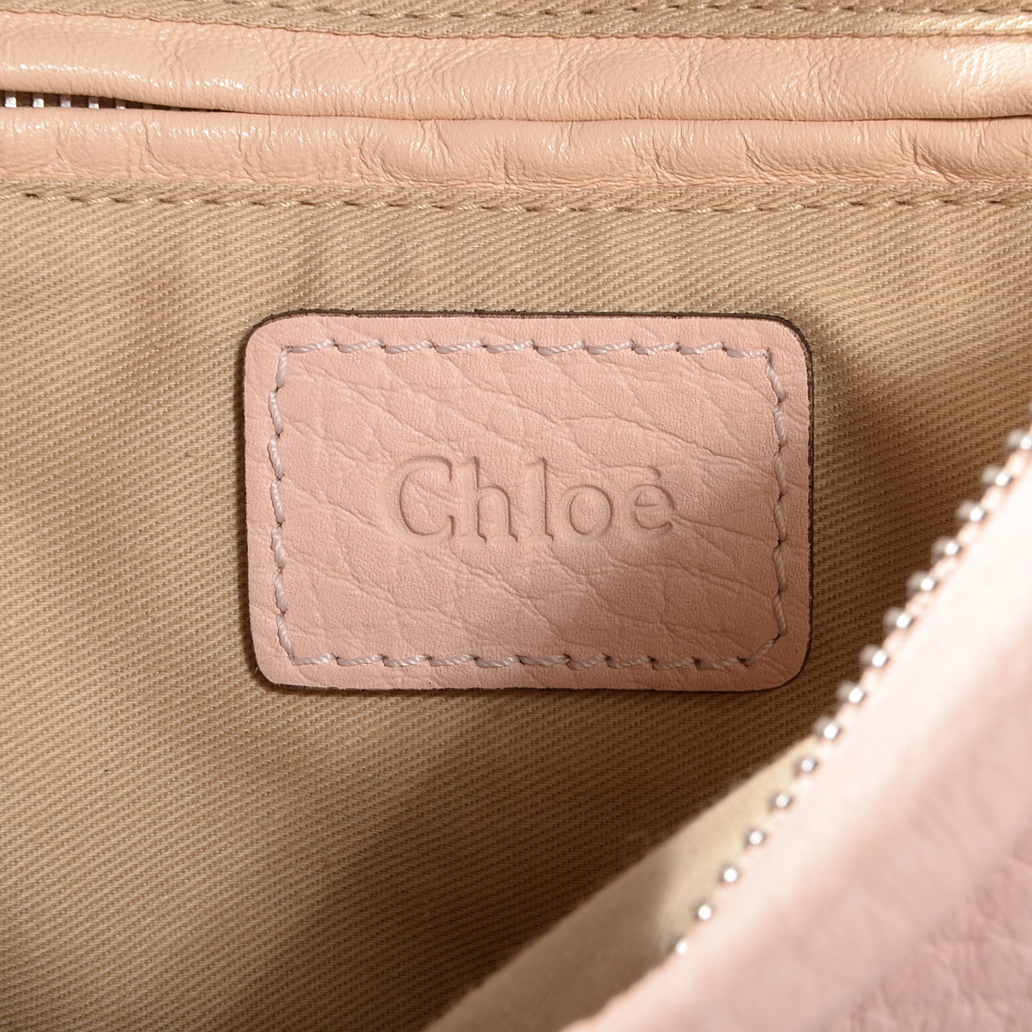 Chloe Pebbled Calfskin Medium Paraty Bliss Pink 6 of 9