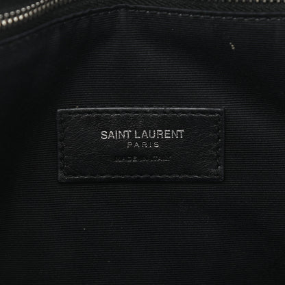 Saint Laurent Calfskin Y Quilted Monogram Loulou Shoulder Bag Pearl Grey 6 of 18