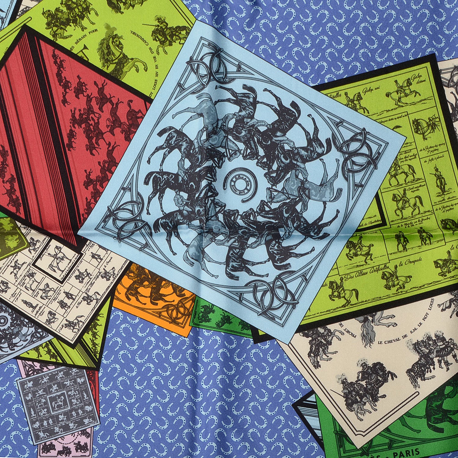 Hermes Silk A Cheval Sur Mon Carre Scarf 90 3 of 7