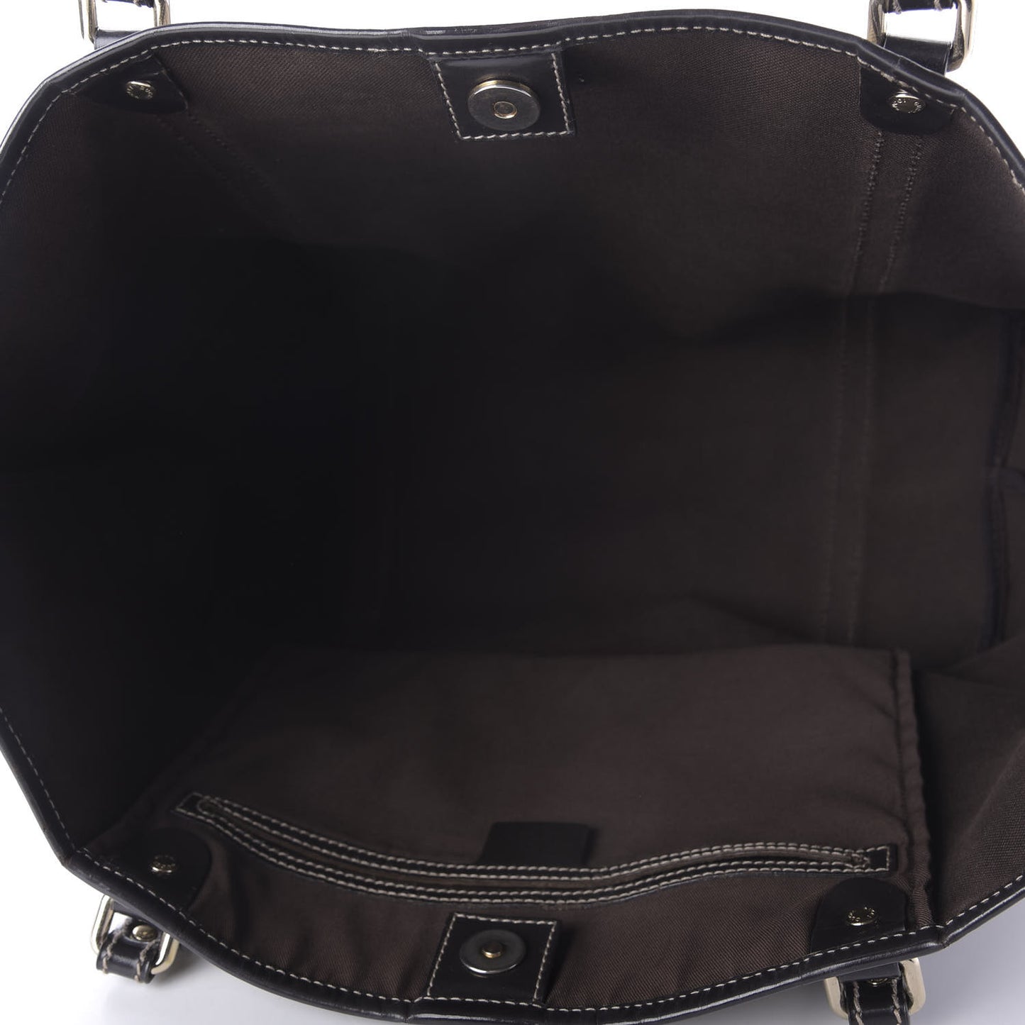 GG Plus Monogram Medium Joy Tote Dark Brown