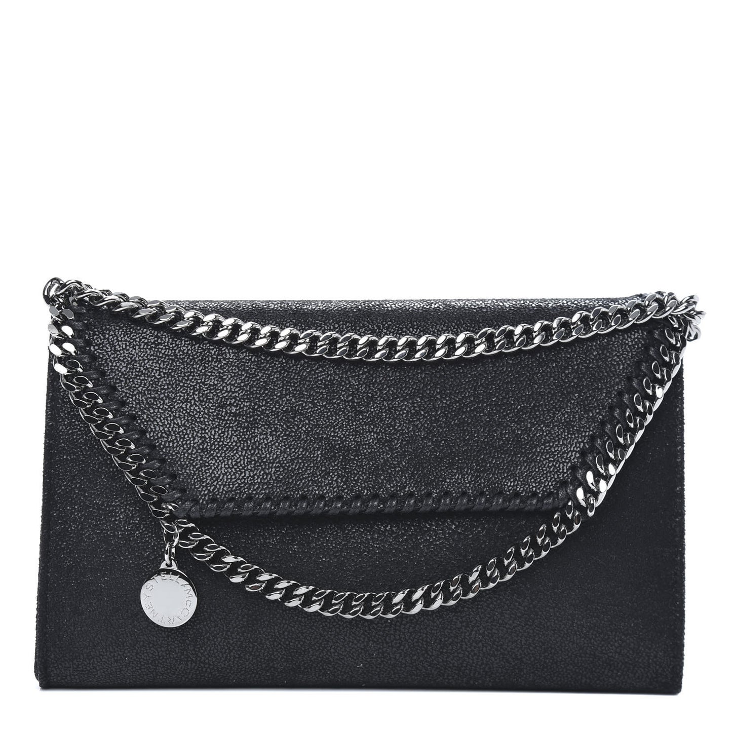 Shaggy Deer Mini Falabella Crossbody Bag Black