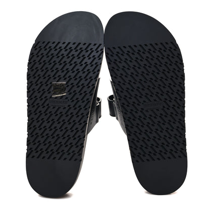 Hermes Calfskin Womens Chypre Sandals 39 Black 5 of 9