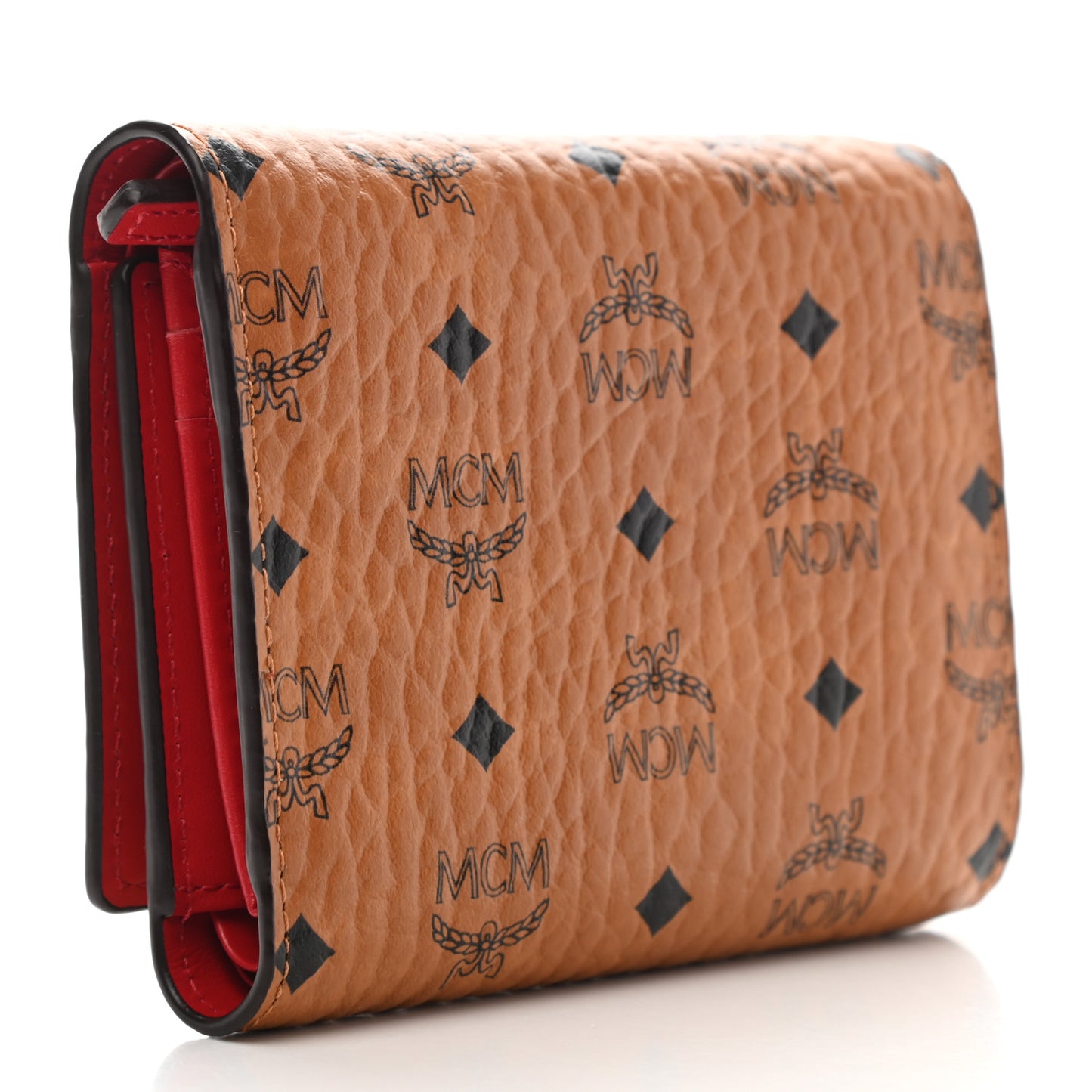 Visetos Trifold Wallet Cognac