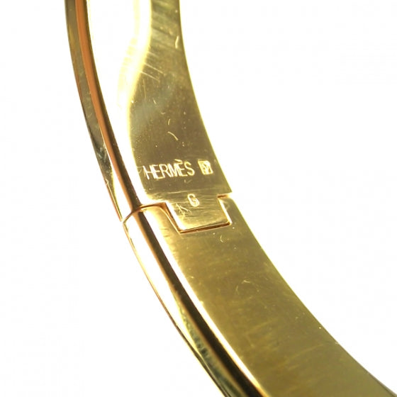 Enamel Narrow Clic Clac H Bracelet Orange