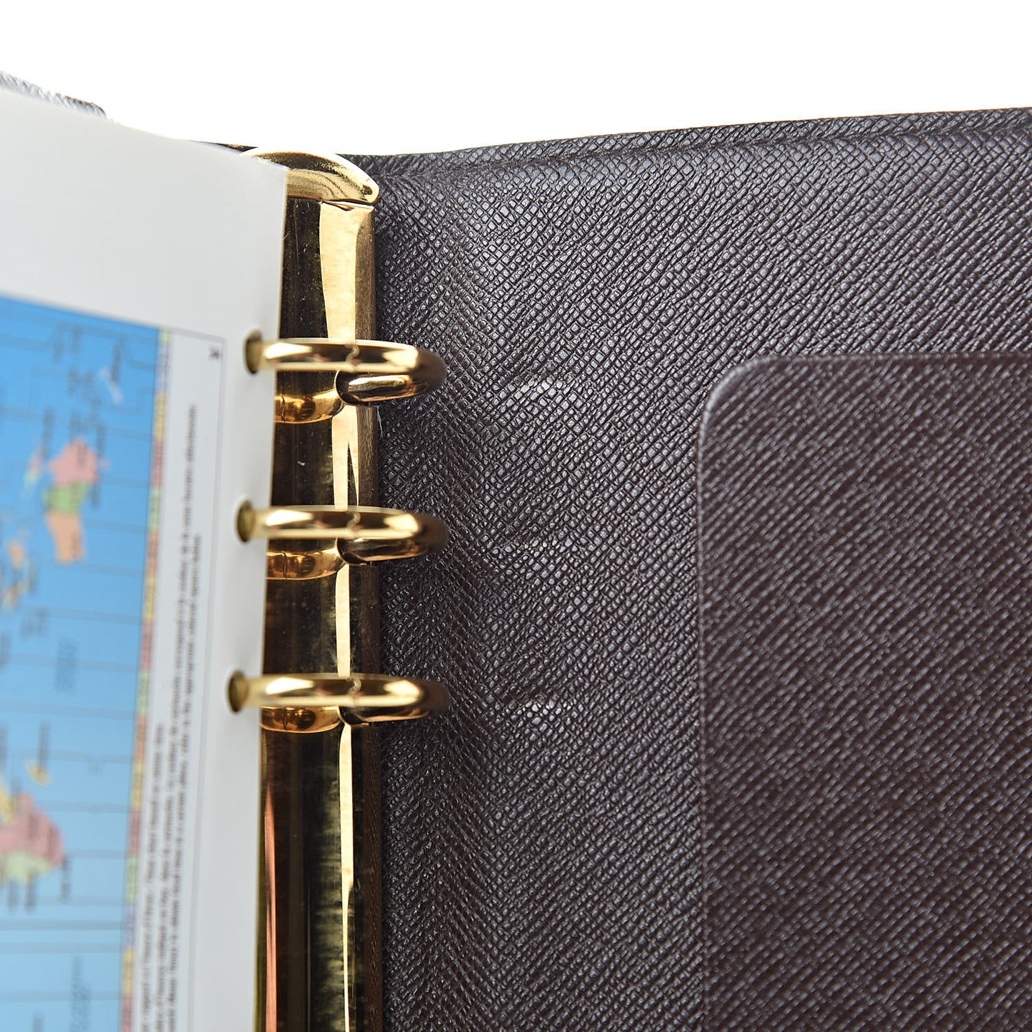 Damier Ebene Medium Ring Agenda Cover
