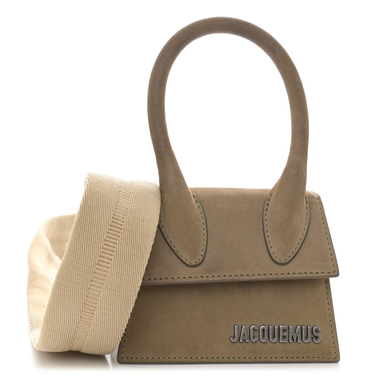 Jacquemus Nubuck Le Chiquito Homme Khaki 1 of 12