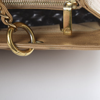 Chanel Caviar Quilted Grand Shopping Tote GST Beige 16 of 22