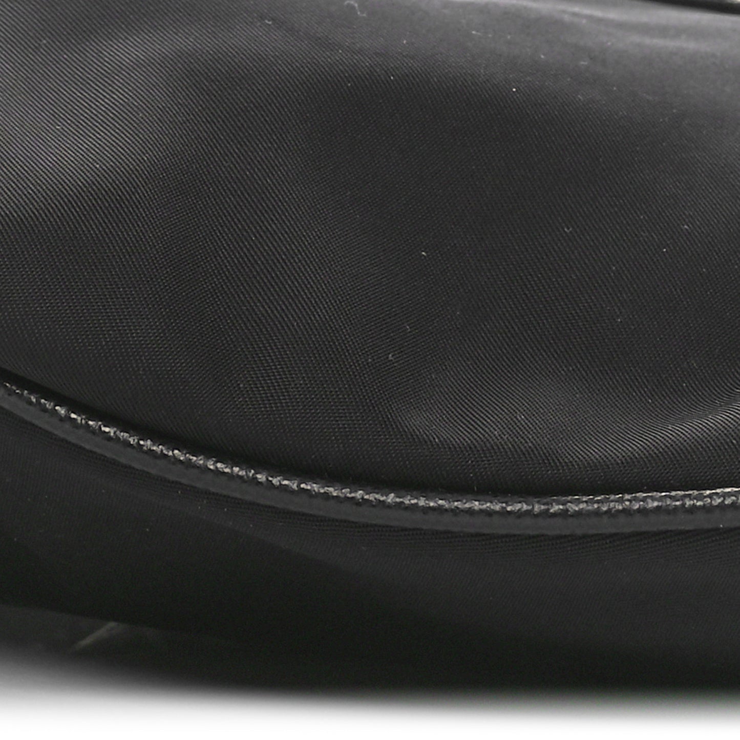 Tessuto Re-Nylon Saffiano Belt Bag Black