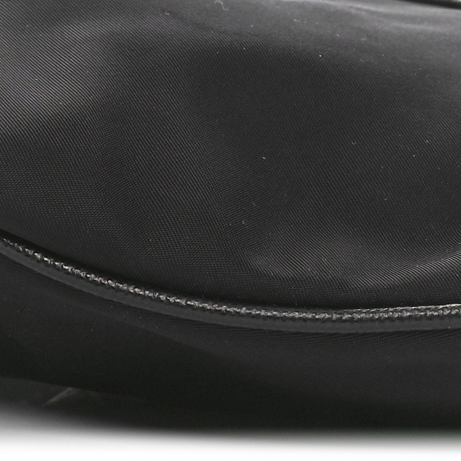 Prada Tessuto Re-Nylon Saffiano Belt Bag Black 8 of 9
