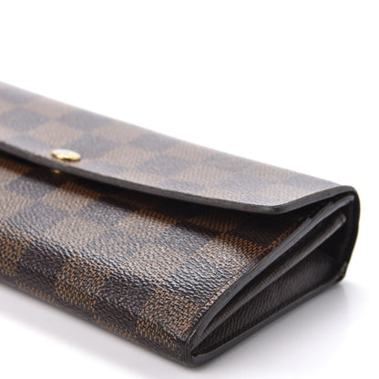 Louis Vuitton Damier Ebene Sarah Wallet 7 of 14