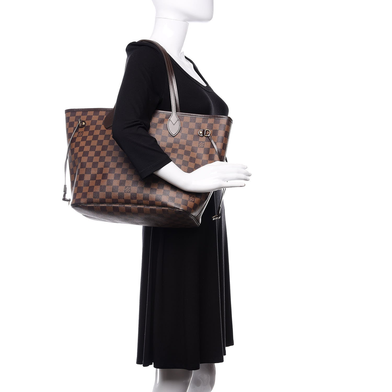 Louis Vuitton Damier Ebene Neo Neverfull MM 2 of 15