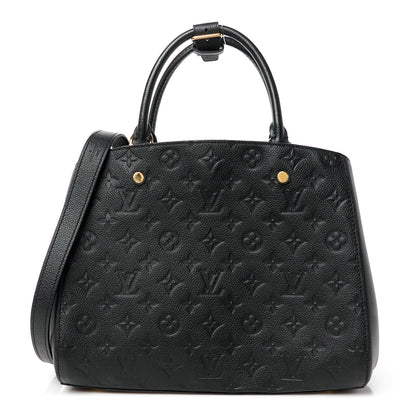Louis Vuitton Empreinte Montaigne MM Black 1 of 10