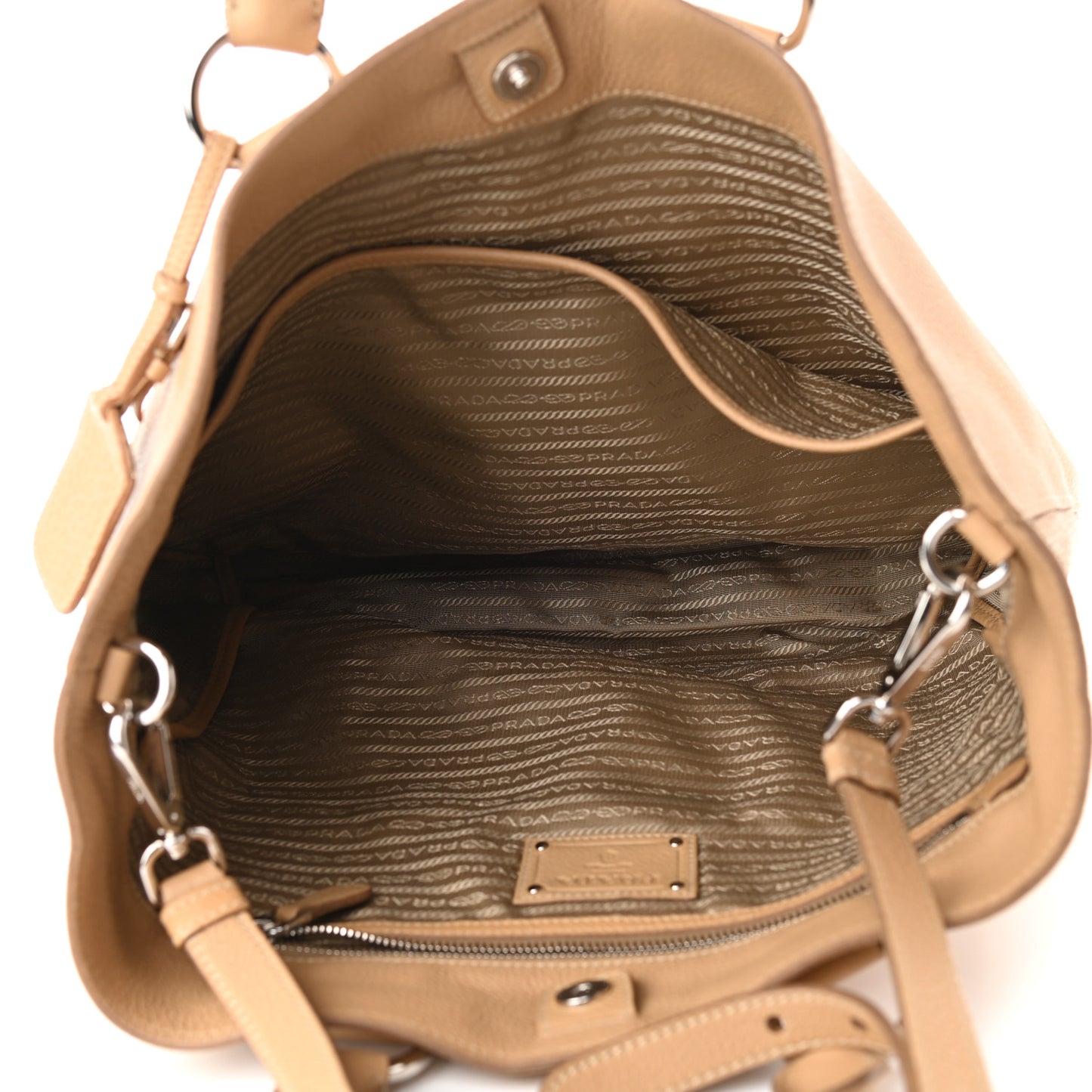 Vitello Daino Shopping Tote Sughero