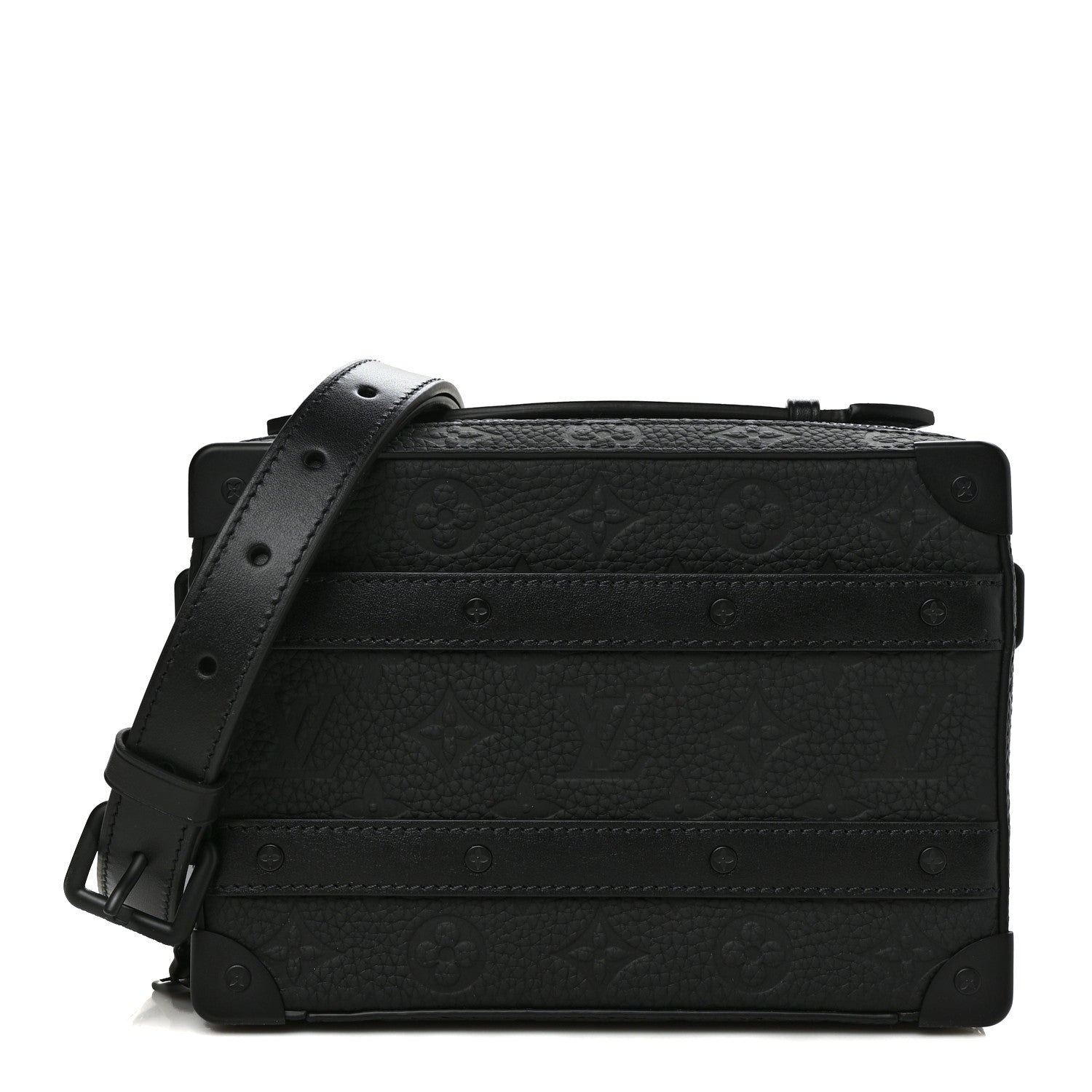 Louis Vuitton Taurillon Monogram Soft Trunk Black 1 of 8